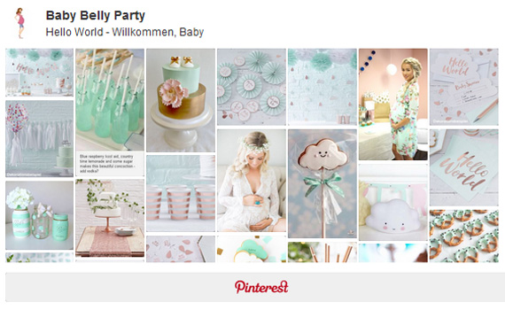Unsere Ideen zur Hello-World Babyparty findet ihr auch zusammengestellt auf Pinterest.