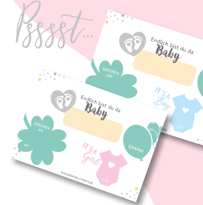 Kostenlose Downloads Fur Deine Babyparty