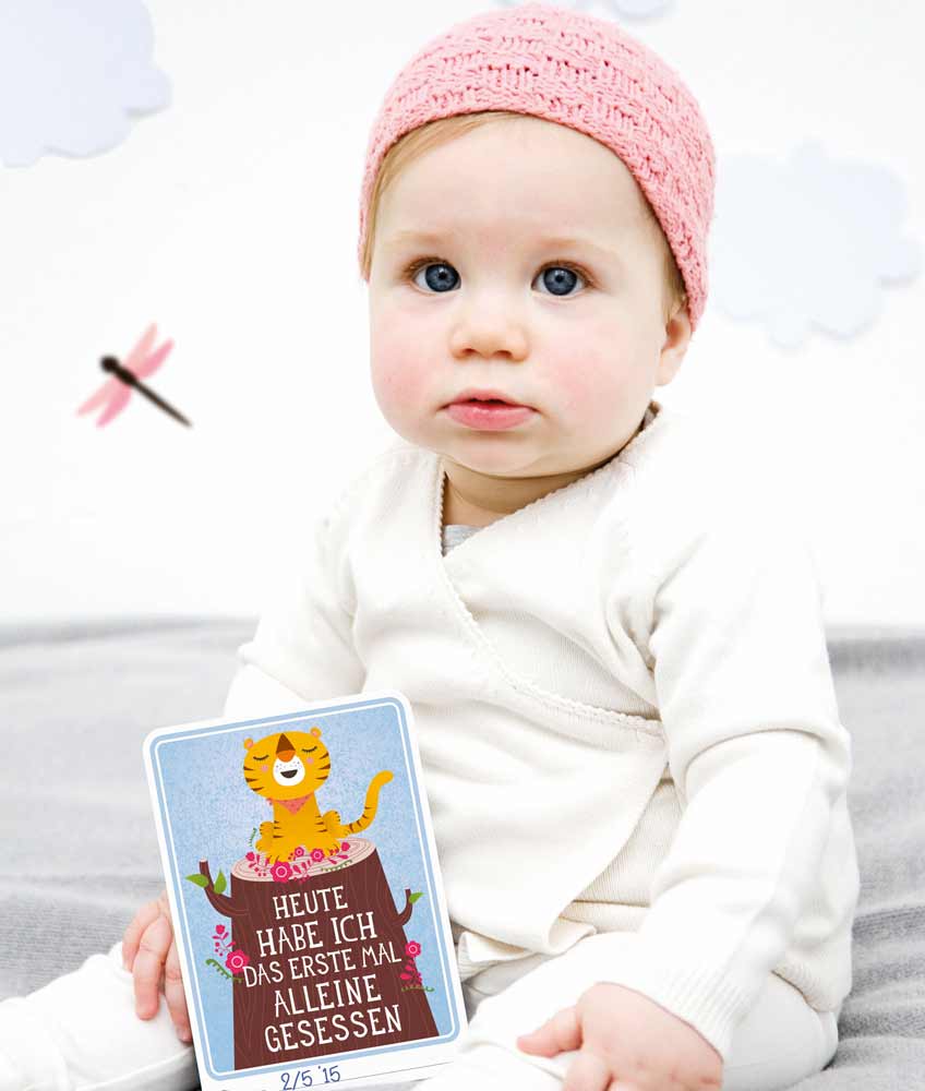 Später wirst du dich gern erinnern - heute hat Baby zum ersten Mal allein gegessen