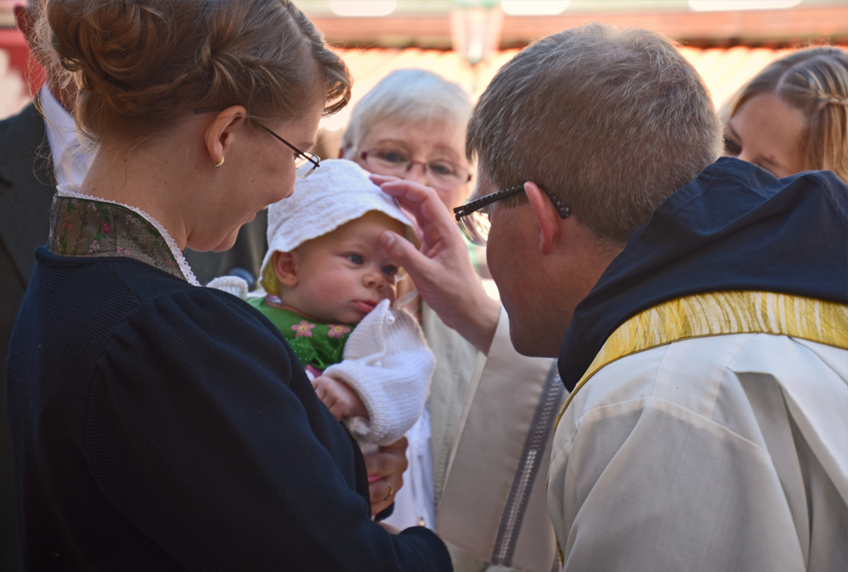 Die Taufe von Magdalena war auch für die Eltern ein bedeutender Tag