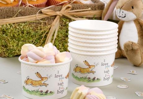 Leckereien für die "Guess how much I love you" Candybar zur Babyparty