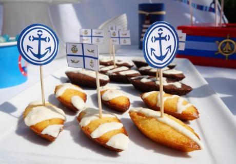 Süße Snacks für den maritimen 1. Geburtstag