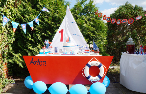 Segelboot Sweet Candy Table
