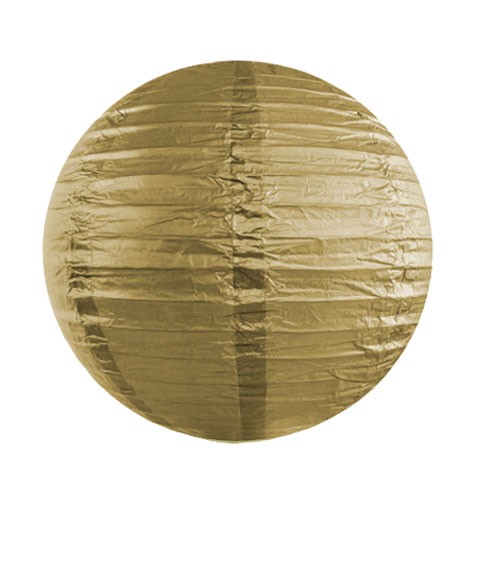 Papierlampion - gold - 25 cm