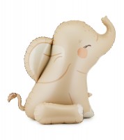 Sitzender Folienballon "Babyelefant" - 109 x 113 cm