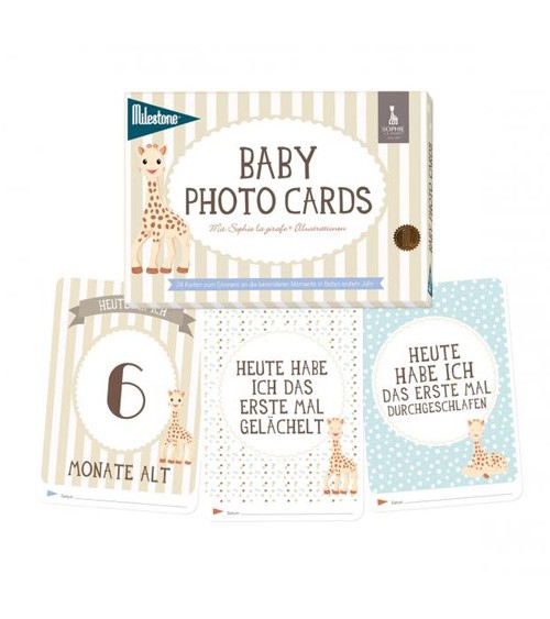 Milestone Baby Photo Cards "Sophie la girafe"