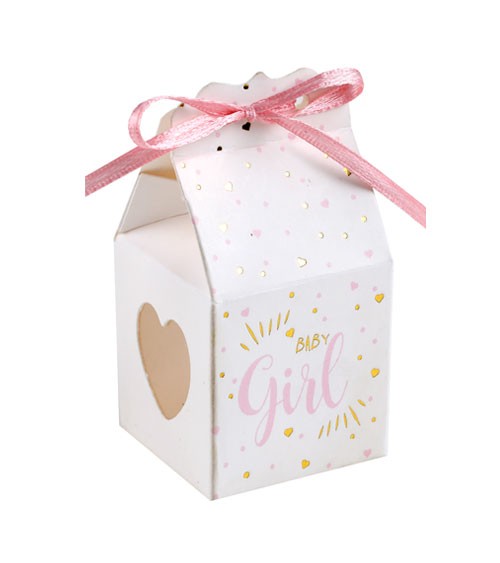 Mini-Geschenkboxen aus Pappe "Girl" - 6 Stück