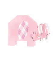 3D-Aufsteller "Floral Elephant" - rosa