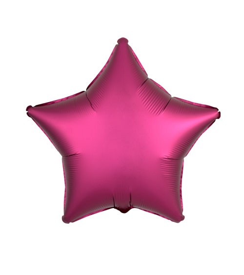 Stern-Folienballon „Satin Luxe“ – pink – 48 cm