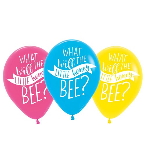 Luftballon-Set "What will it Bee?" - 6 Stück