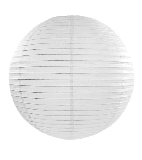 Papierlampion - weiß - 35 cm