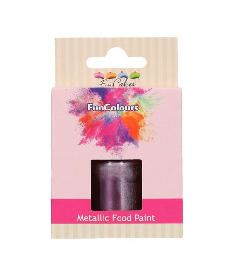 FunCakes Lebensmittelfarbe - metallic lila - 30 ml
