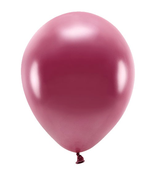 Metallic-Ballons - dunkelrot - 30 cm - 10 Stück