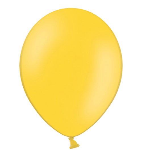 Standard-Luftballons - honiggelb - 10 Stück