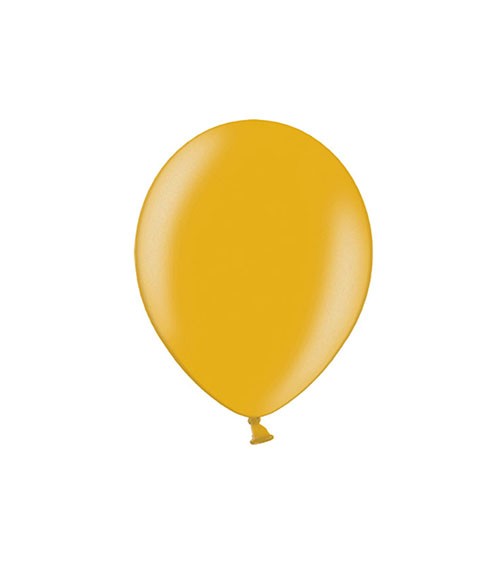 Mini-Luftballons - metallic gold - 12 cm - 100 Stück