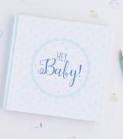 Gästebuch mit Pünktchen "Hey Baby"