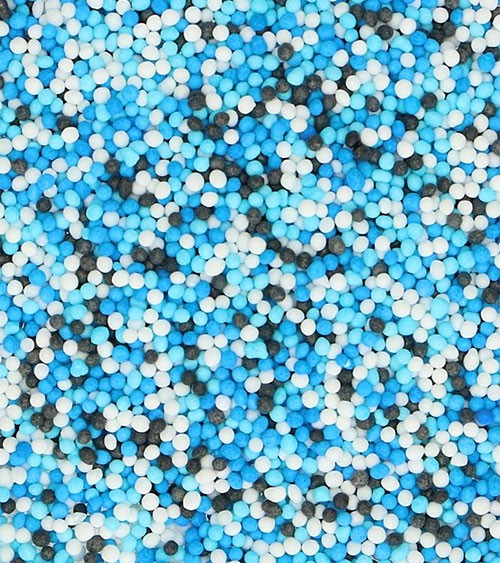 FunCakes Zuckerperlen - blau, weiß, schwarz - 80g