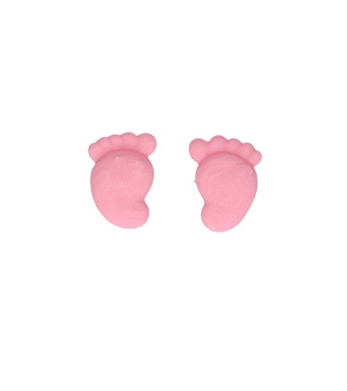Funcakes Zuckerdekore "Babyfüßchen" - rosa - 16 Stück
