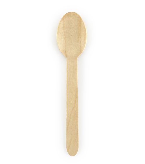 Einweg-Holzlöffel - 16 cm - 100 Stück