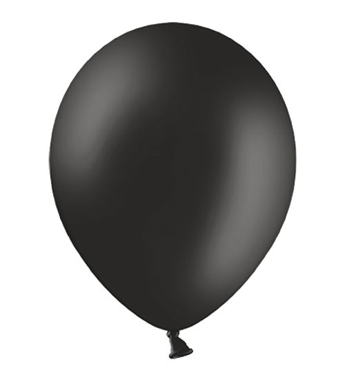 Standard-Luftballons - schwarz - 10 Stück