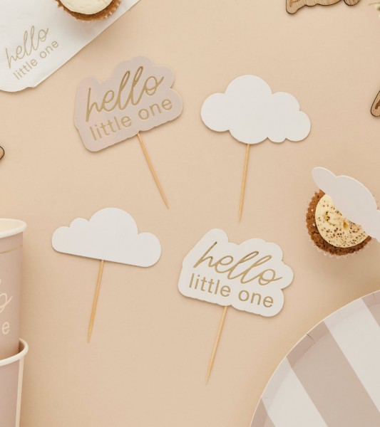 Cake-Picks "Hello little one" - 12-teilig