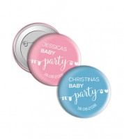 Dein Button „Babyparty“ - Wunschtext