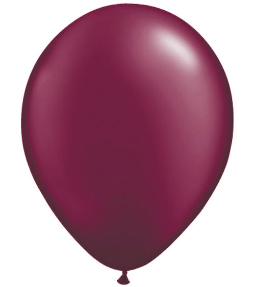 Metallic-Luftballons - burgunderrot - 10 Stück