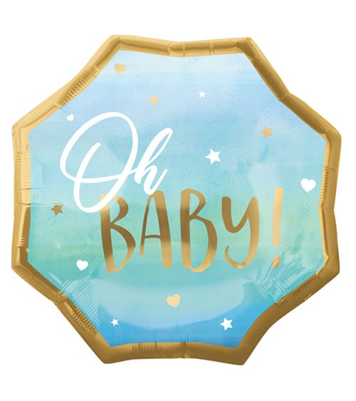 Jumbo-Folienballon "Oh Baby Boy" - 55 cm