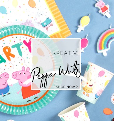 Peppa Wutz feiert mit Ihrem Kind und allen Gästen 1. Geburtstag!