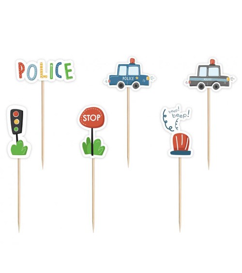 Picks "Police" - 6 Stück