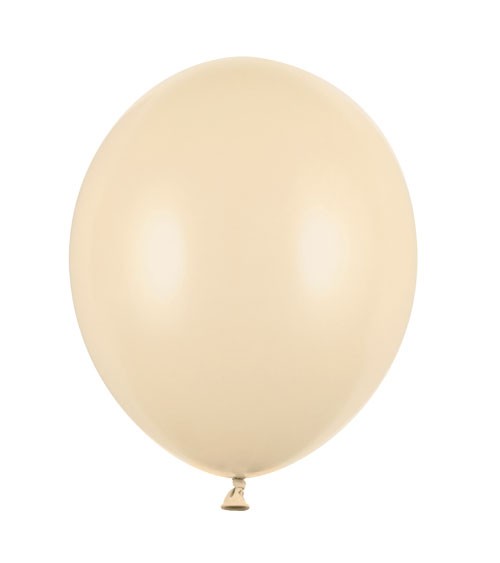 Standard-Luftballons - pastell creme - 100 Stück