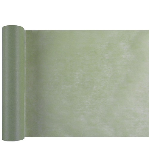 Tischläufer aus Vlies - olivgrün - 30 cm x 10 m
