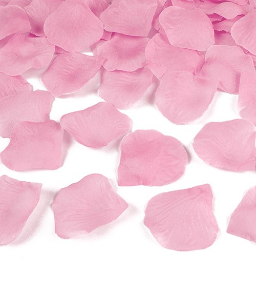 Rosenblätter aus Stoff - rosa - ca. 100 Stück