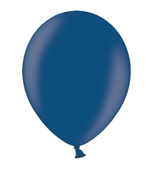 Metallic-Luftballons - dunkelblau - 10 Stück