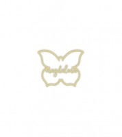 Dein Deko-Schriftzug "Schmetterling" aus Acryl - Wunschtext