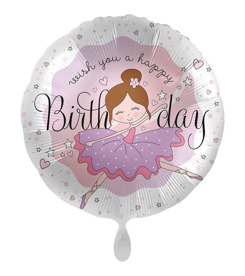 Folienballon "Dancing Ballerina Birthday"