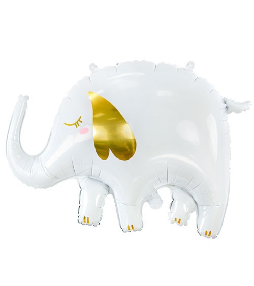 SuperShape-Folienballon "Weißer Elefant" - 61 x 46 cm