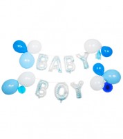 Ballon-Deko-Set "Baby Boy" - 21-teilig