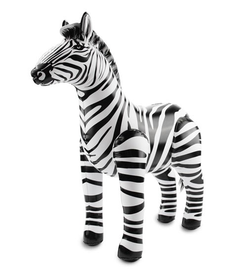 Aufblasbares Zebra - 55 x 60 cm