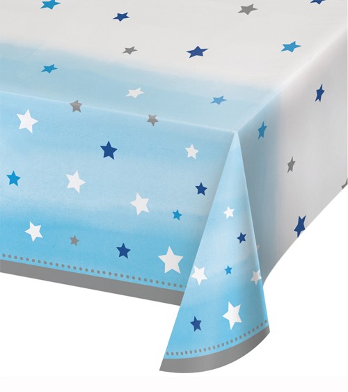 Kunststoff-Tischdecke "One Little Star - Boy" - 137 x 259 cm