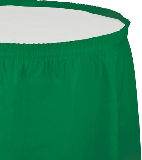 Tischverkleidung - emerald green - 4,26 m