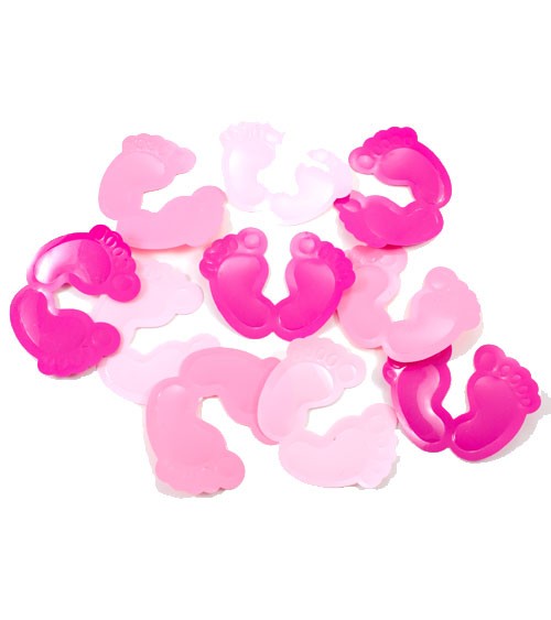 XL-Konfetti "Babyfüßchen" - rosa - 14g