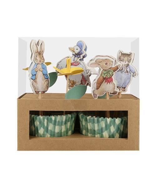 Cupcake-Kit "Peter Rabbit In The Garden" - 48-teilig