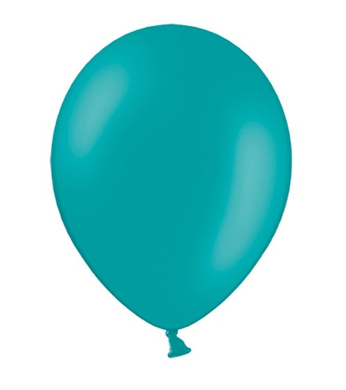 Standard-Luftballons - türkisblau - 50 Stück